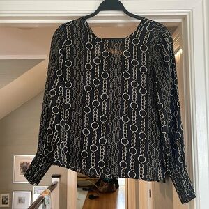 Banana Republic “chain” blouse size small petite